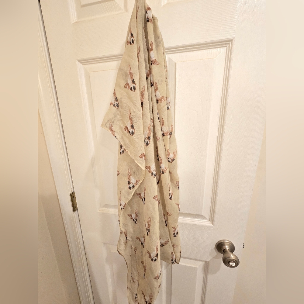 Chihuahua Print Infinity Scarf - Picture 2 of 2